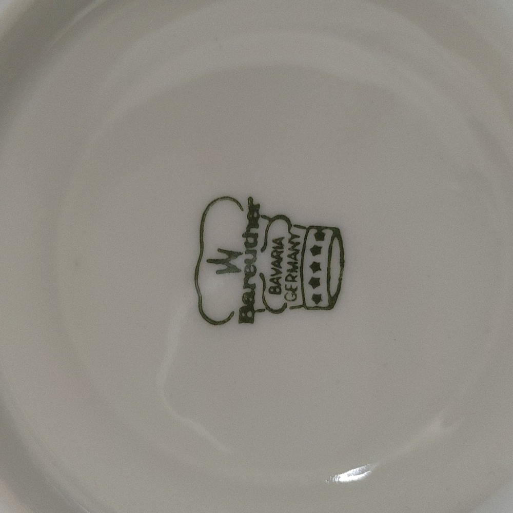 Vintage 4 Pcs White Bareuther Bavaria Demitasses Cup & Saucer - Picture 6 of 14